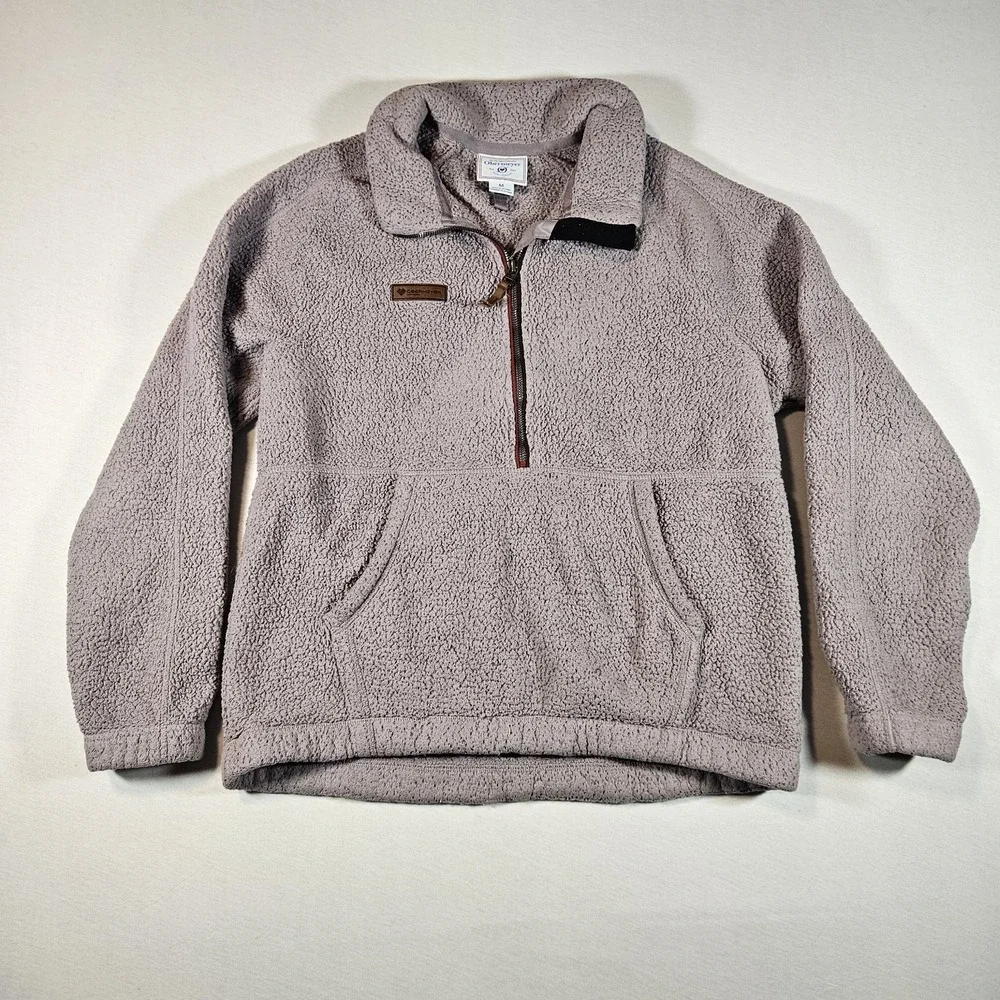 Obermeyer Piper Sherpa Pullover Womens Medium Half Zip Pink Winter Fleece - Picture 2 of 7